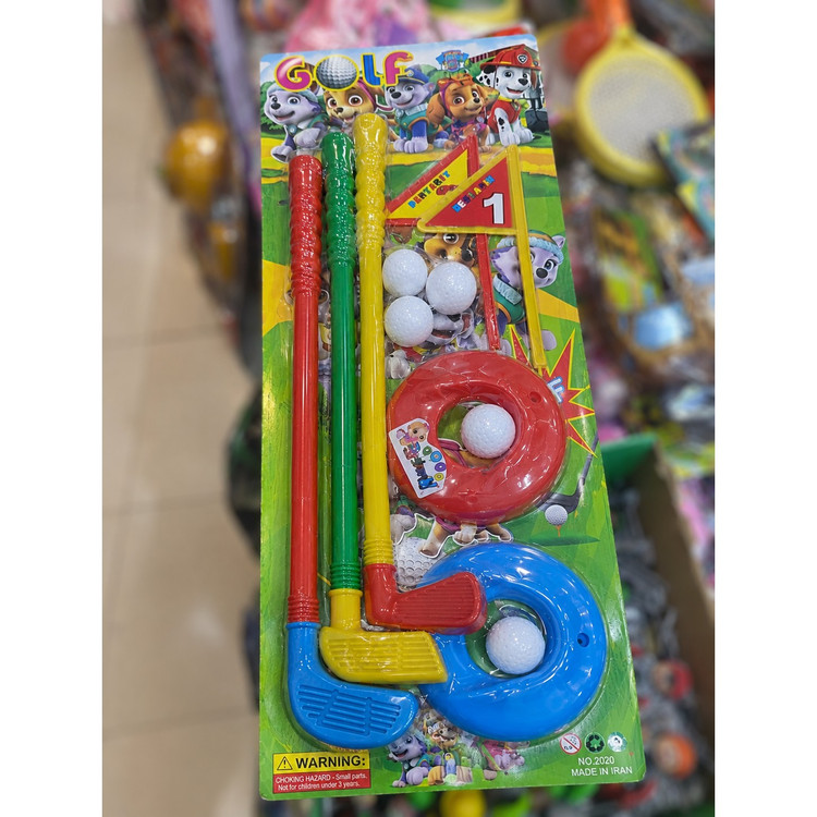 ست گلف اسباب بازی کودکانه